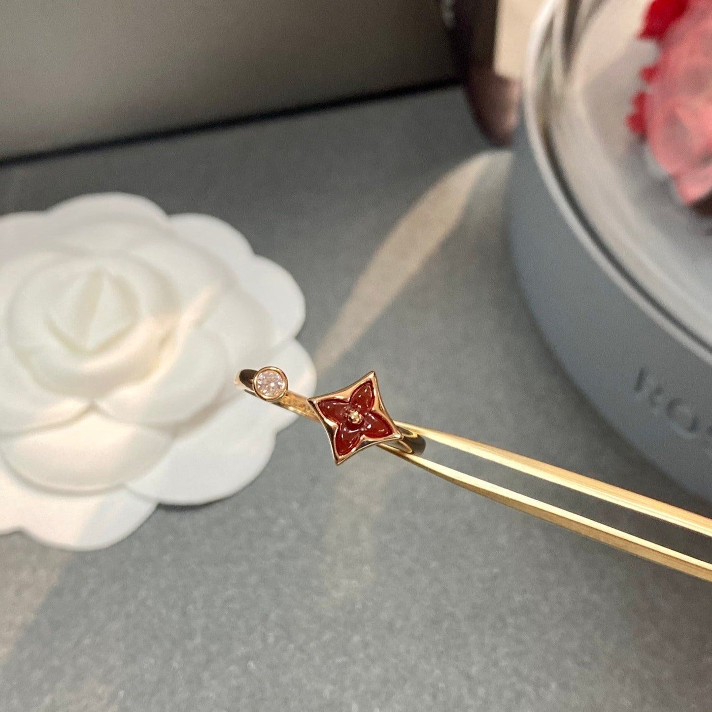 Mysitc STAR 1 DIAMOND OPEN RING