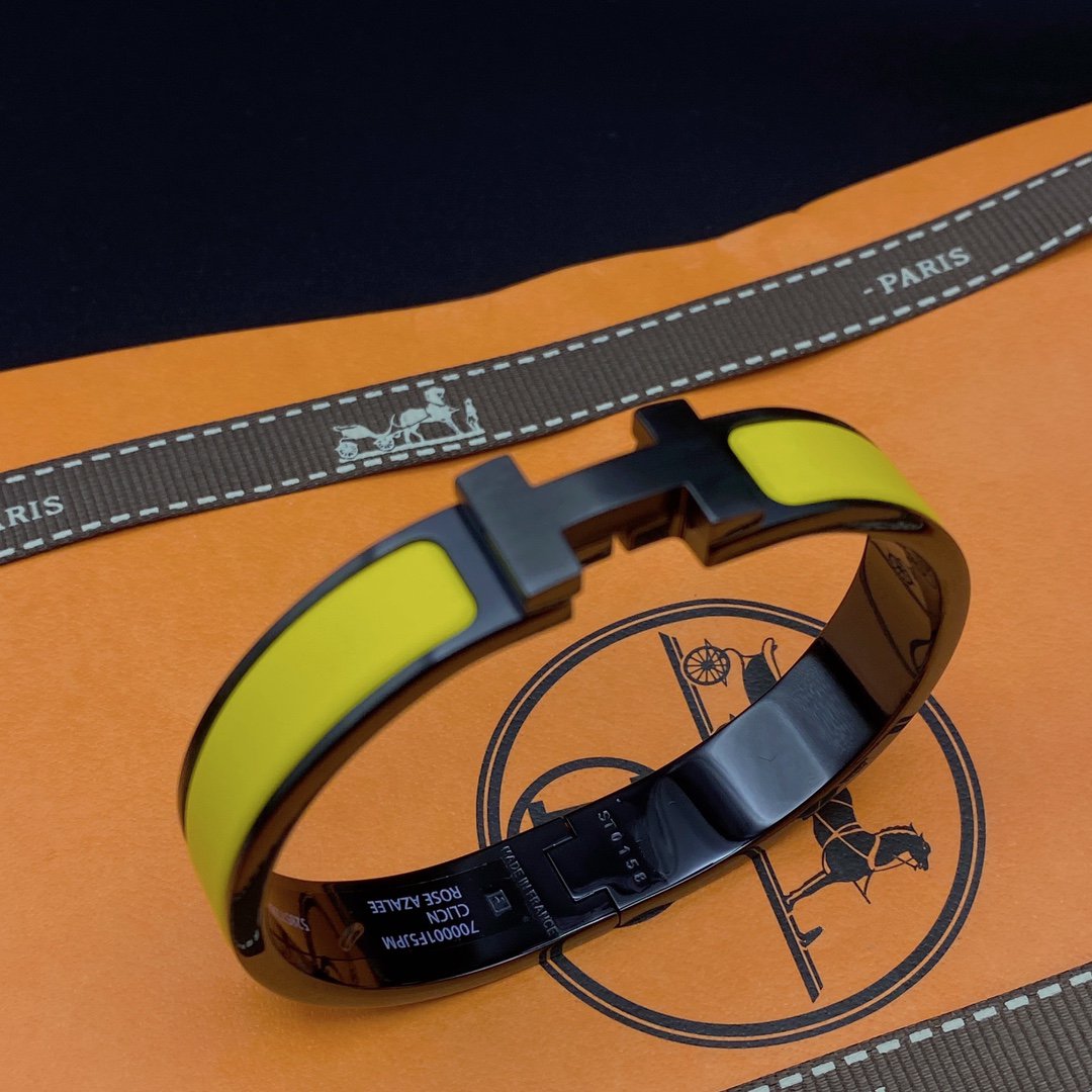Mysitc CLIC HM SO BLACK YELLOW BRACELET