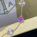 [Demi jewelry] CLOVER 5 MOTIF VIOLET BRACELET COLLECTION-new