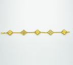 [Demi jewelry] CLOVER 5 MOTIF LASER BRACELET COLLECTION