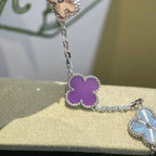 [Demi jewelry] CLOVER 5 MOTIF VIOLET BRACELET COLLECTION