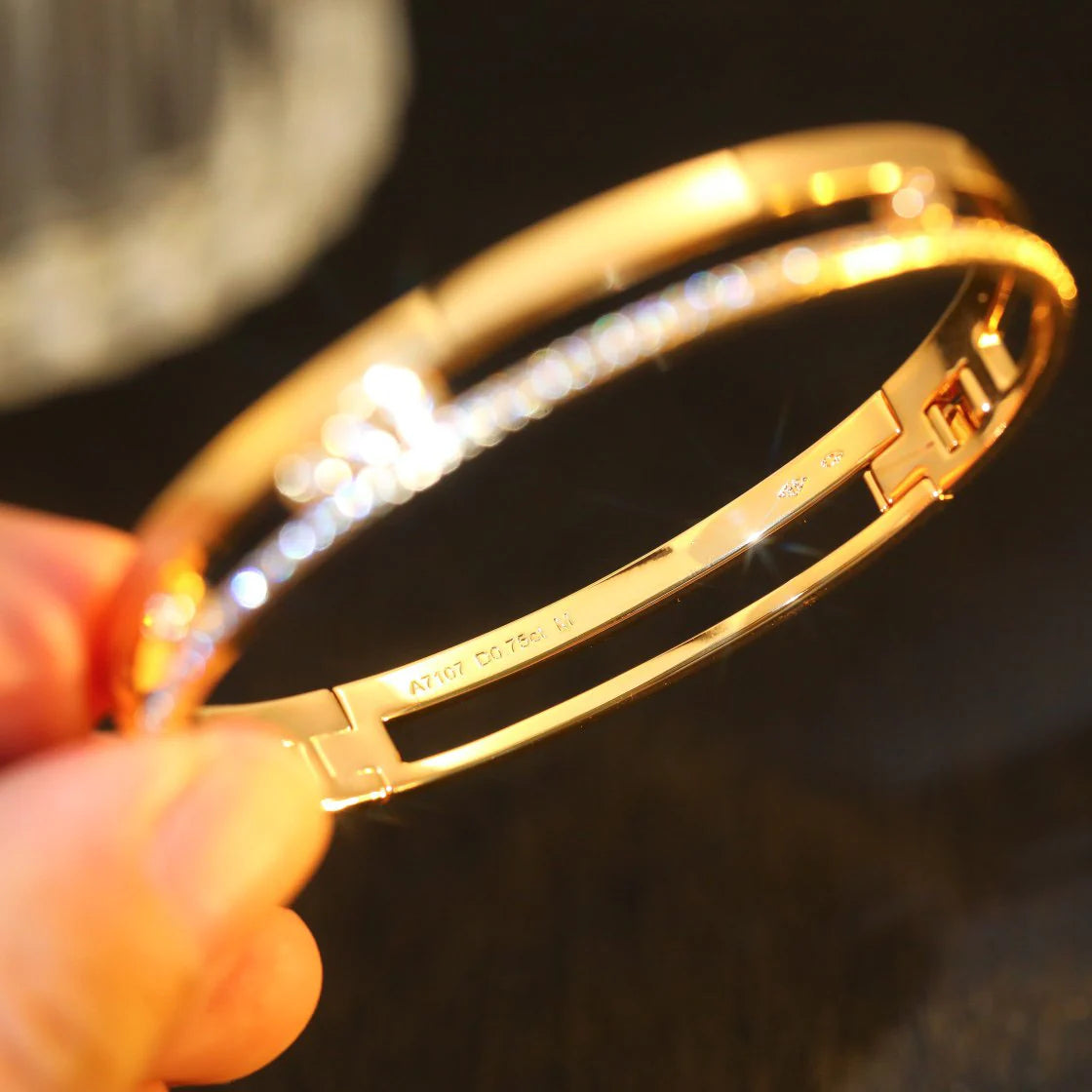 [Mystic ]Move Romane Diamond Bangle Bracelet