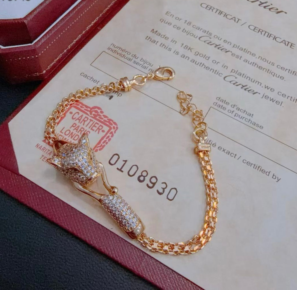 Mysitc  PANTHERE  BRACELET DIAMONDS