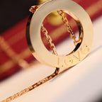 [Demi jewelry]LOVE NECKLACE ADJUSTABLE ROSE GOLD