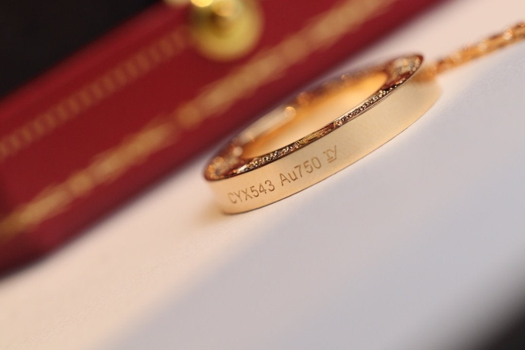 [Demi jewelry]LOVE NECKLACE ADJUSTABLE ROSE GOLD