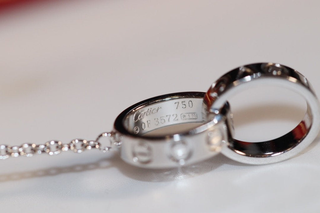 [Demi jewelry]LOVE NECKLACE PINK GOLD AND SILVER