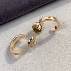 [Demi jewelry]LOVE EARRINGS 2.65MM PINK GOLD
