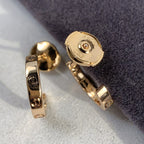 [Demi jewelry]LOVE EARRINGS 2.65MM PINK GOLD