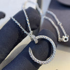 [Demi jewelry]JUSTE NECKLACE SILVER DIAMONDS