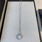 [Demi jewelry]JUSTE NECKLACE SILVER DIAMONDS