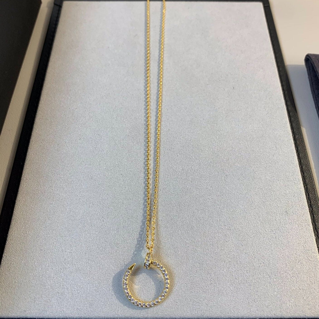 [Demi jewelry]JUSTE NECKLACE GOLD DIAMONDS
