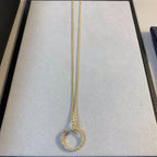 [Demi jewelry]JUSTE NECKLACE GOLD DIAMONDS