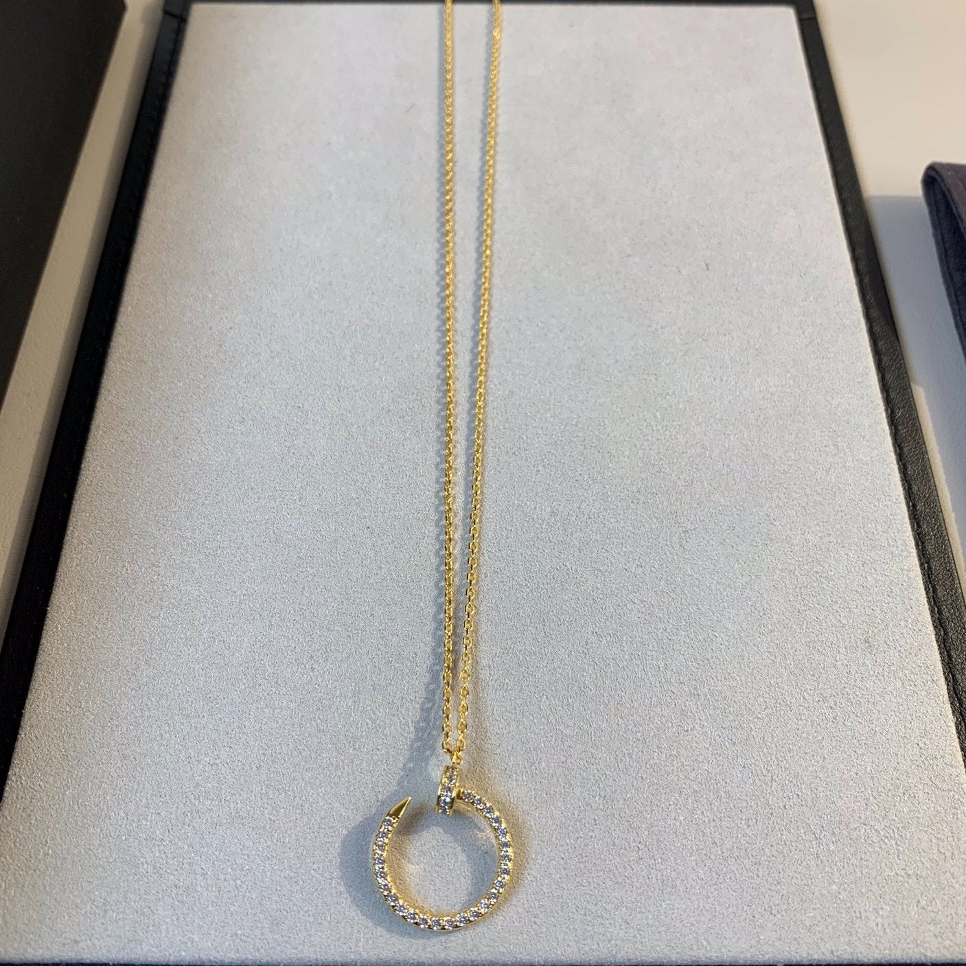 [Demi jewelry]JUSTE NECKLACE GOLD DIAMONDS