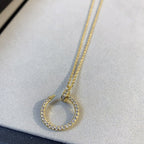 [Demi jewelry]JUSTE NECKLACE GOLD DIAMONDS