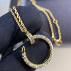 [Demi jewelry]JUSTE NECKLACE GOLD DIAMONDS