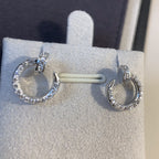 [Demi jewelry]JUSTE EARRINGS SILVER DIAMONDS