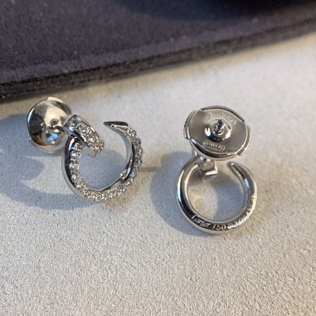 [Demi jewelry]JUSTE EARRINGS SILVER DIAMONDS