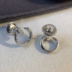 [Demi jewelry]JUSTE EARRINGS SILVER DIAMONDS