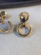 [Demi jewelry]JUSTE EARRINGS GOLD DIAMONDS