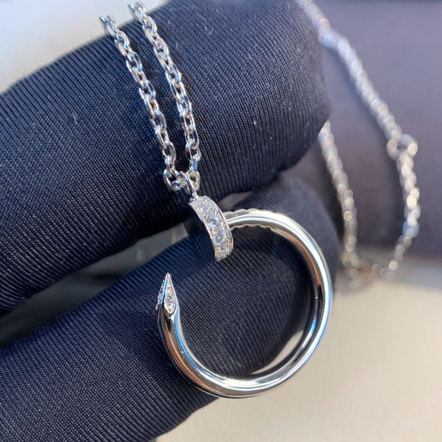 [Mystic]JUSTE NECKLACE SILVER