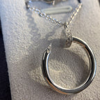 [Demi jewelry]JUSTE NECKLACE SILVER