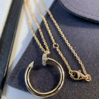 [Demi jewelry]JUSTE NECKLACE PINK GOLD