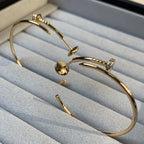 [Demi jewelry]JUSTE EARRINGS GOLD DIAMONDS 1.8MM