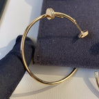 [Demi jewelry]JUSTE EARRINGS GOLD DIAMONDS 1.8MM