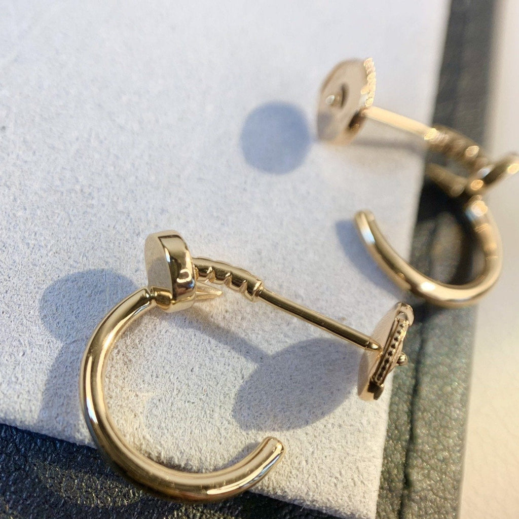 [Demi jewelry]JUSTE EARRINGS PINK GOLD