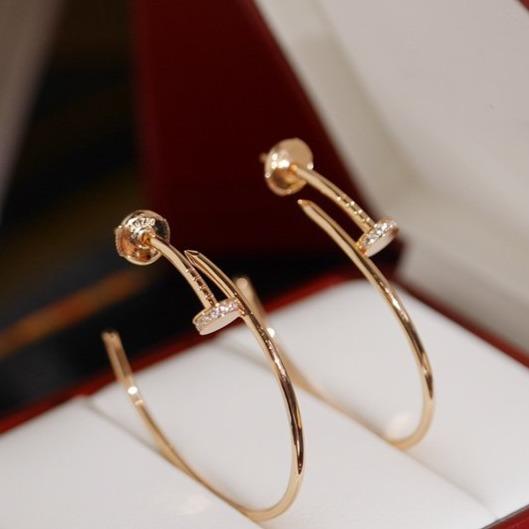 [Demi jewelry]JUSTE EARRINGS DIAMONDS 1.8MM