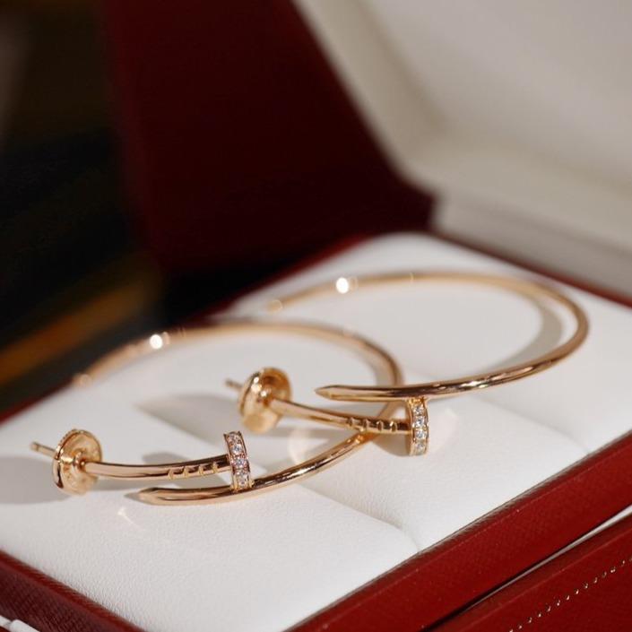 [Demi jewelry]JUSTE EARRINGS DIAMONDS 1.8MM