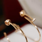 [Demi jewelry]JUSTE EARRINGS DIAMONDS 1.8MM