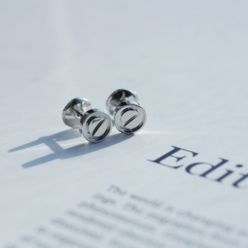 [Demi jewelry]LOVE EARRINGS SILVER 10MM