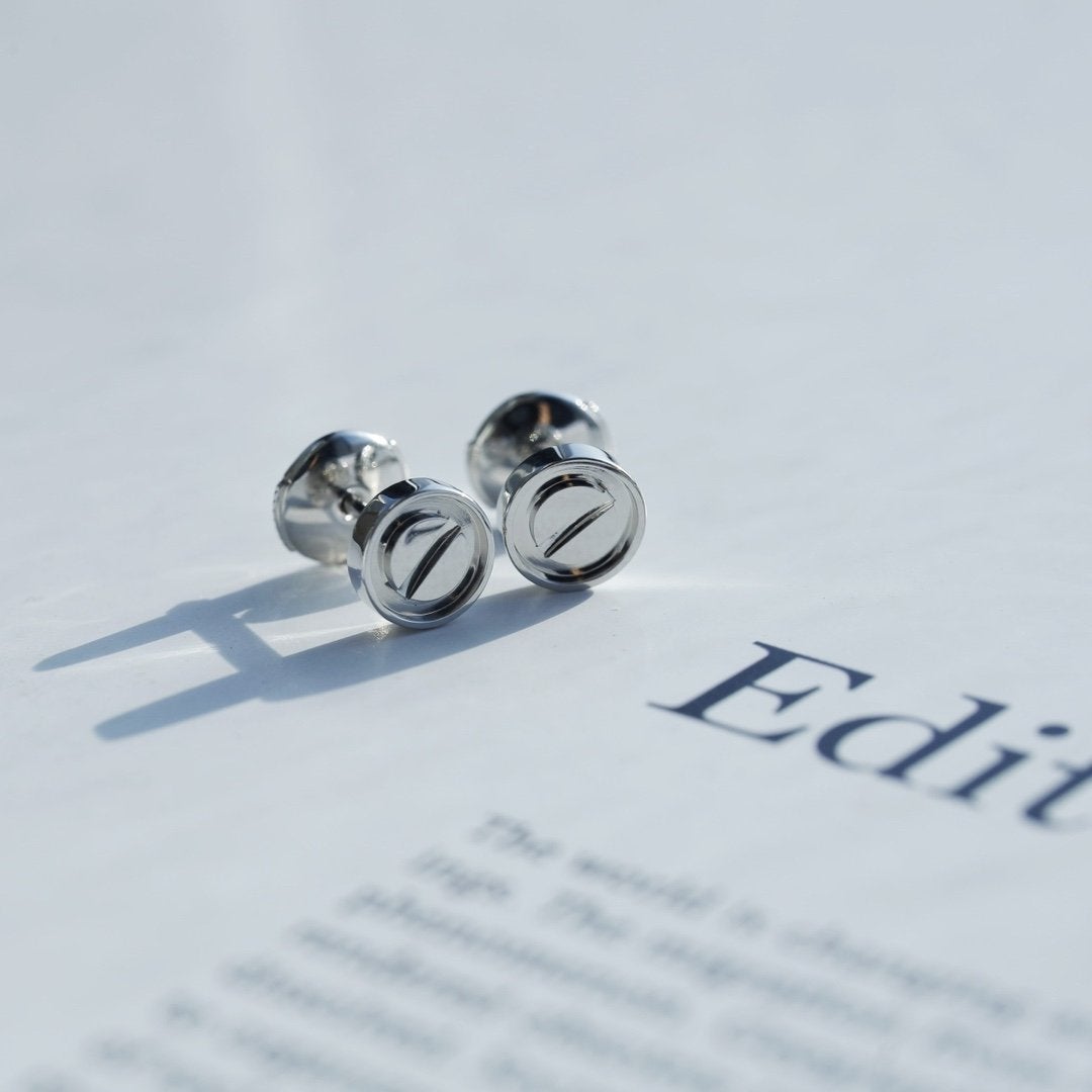 [Demi jewelry]LOVE EARRINGS SILVER 10MM