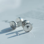 [Demi jewelry]LOVE EARRINGS SILVER 10MM