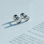 [Demi jewelry]LOVE EARRINGS SILVER 10MM