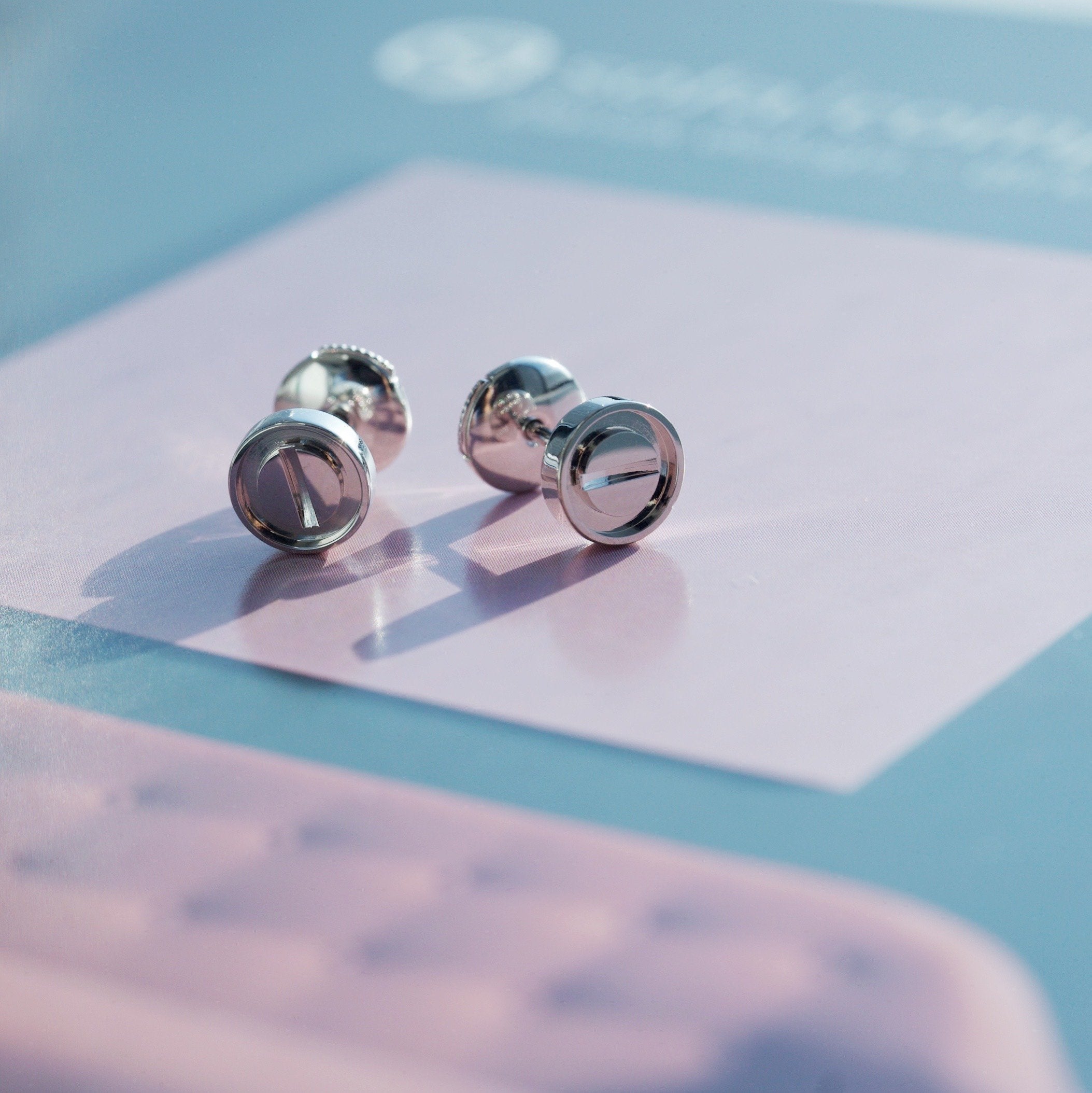 [Demi jewelry]LOVE EARRINGS SILVER 10MM