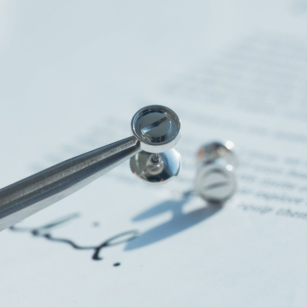 [Demi jewelry]LOVE EARRINGS SILVER 10MM