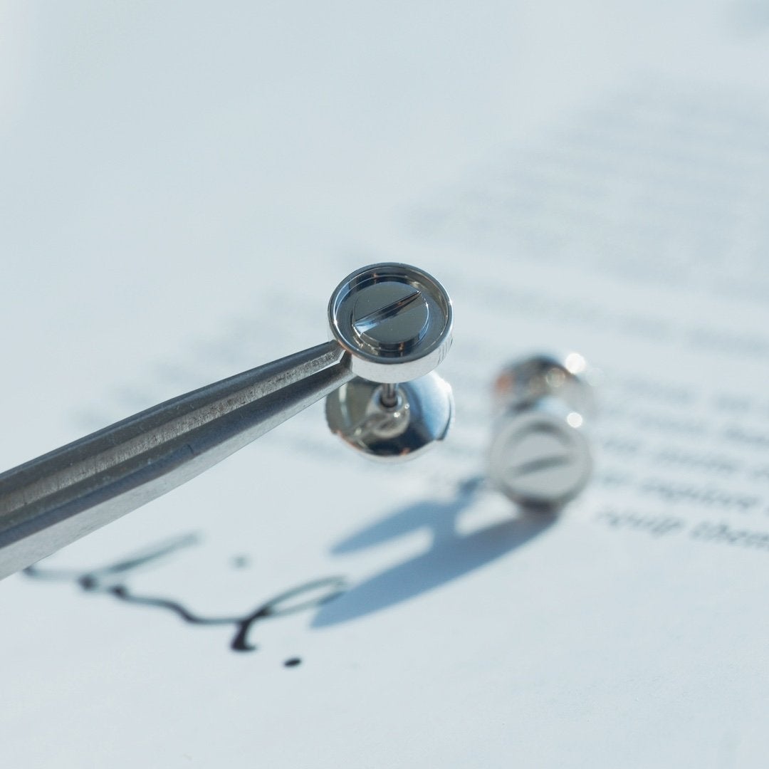 [Demi jewelry]LOVE EARRINGS SILVER 10MM