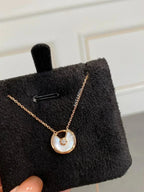[Demi jewelry]AMULETTE ROSE GOLD MOP NECKLACE