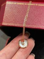 [Demi jewelry]AMULETTE ROSE GOLD MOP NECKLACE