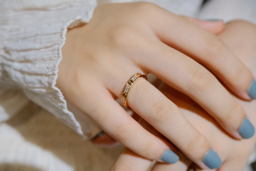 [Demi jewelry]LOVE RING 2.65MM DIAMOND
