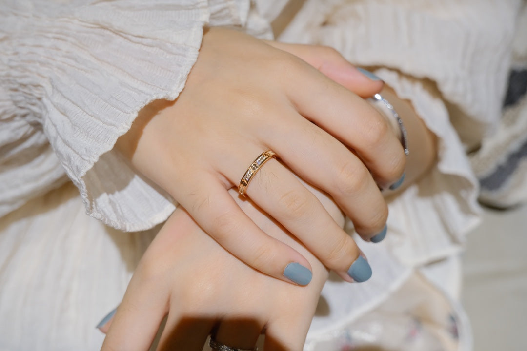 [Demi jewelry]LOVE RING 2.65MM DIAMOND