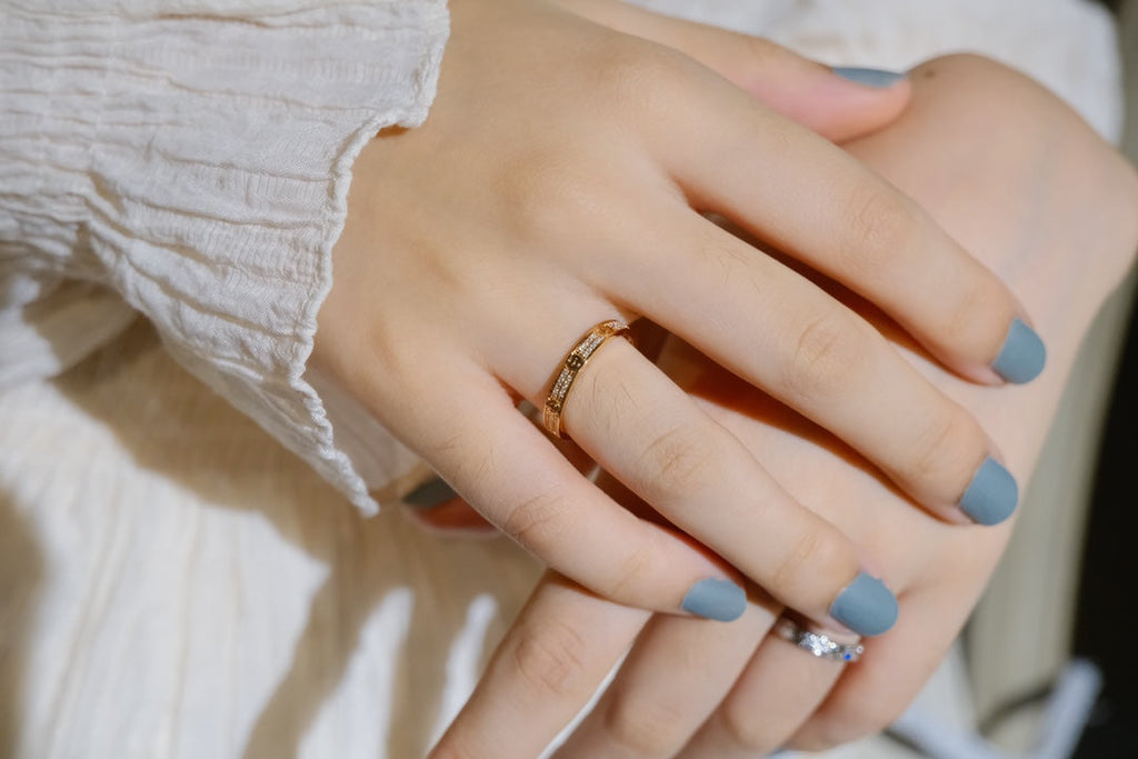 [Demi jewelry]LOVE RING 2.65MM DIAMOND