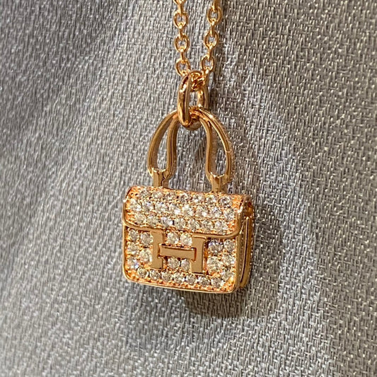 [Mystic]CONSTANCE PEDANT DIAMOND NECKLACE