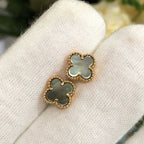 [Demi jewelry]CLOVER MINI GOLD EARRINGS