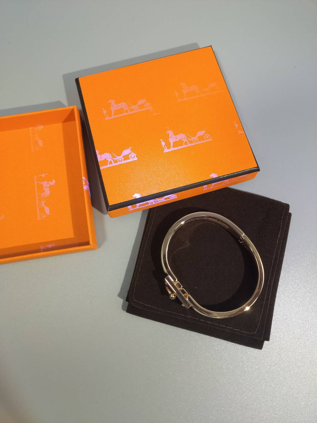 [Demi jewelry]H ORANGE BRACELET