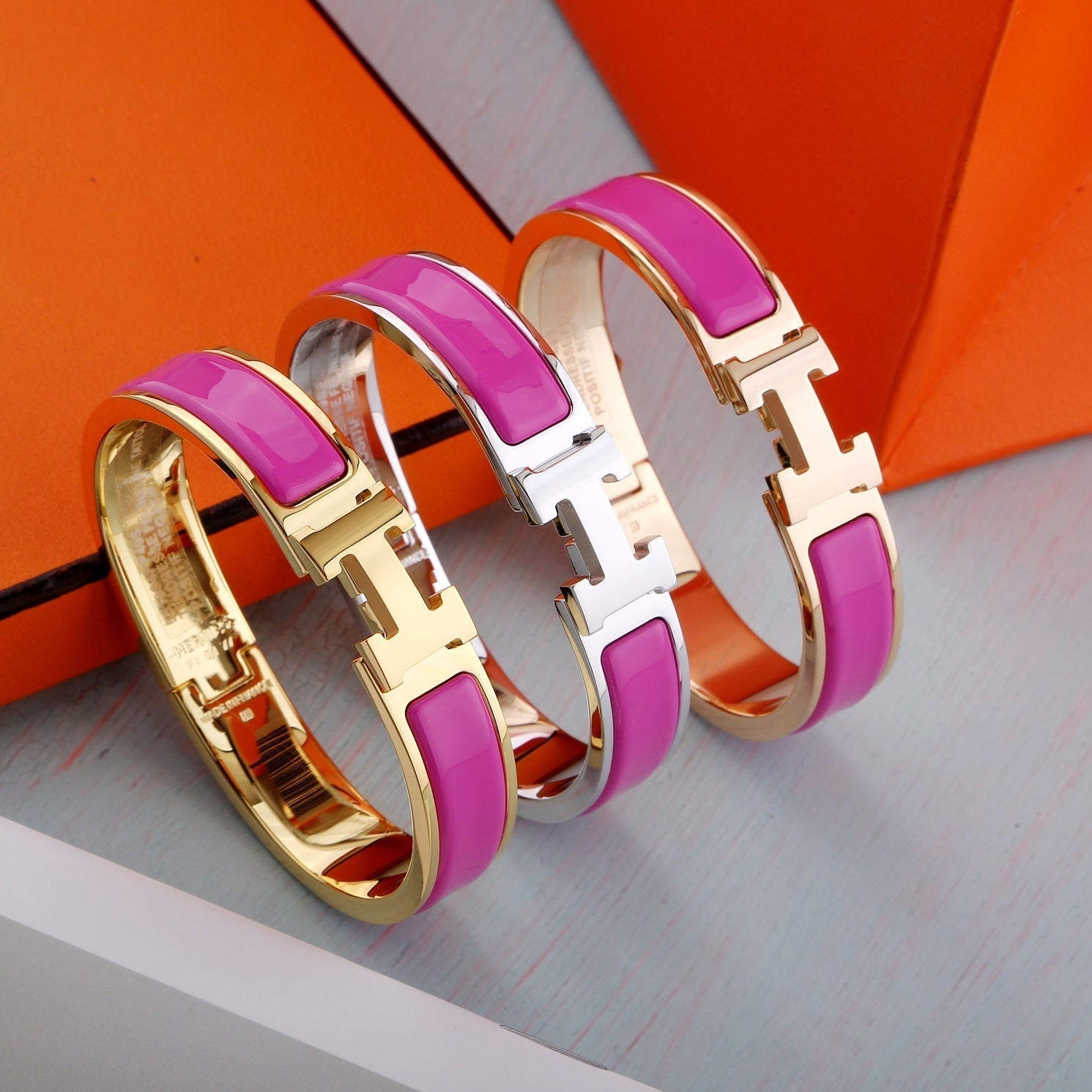 [Demi jewelry]H PURPLE BRACELET