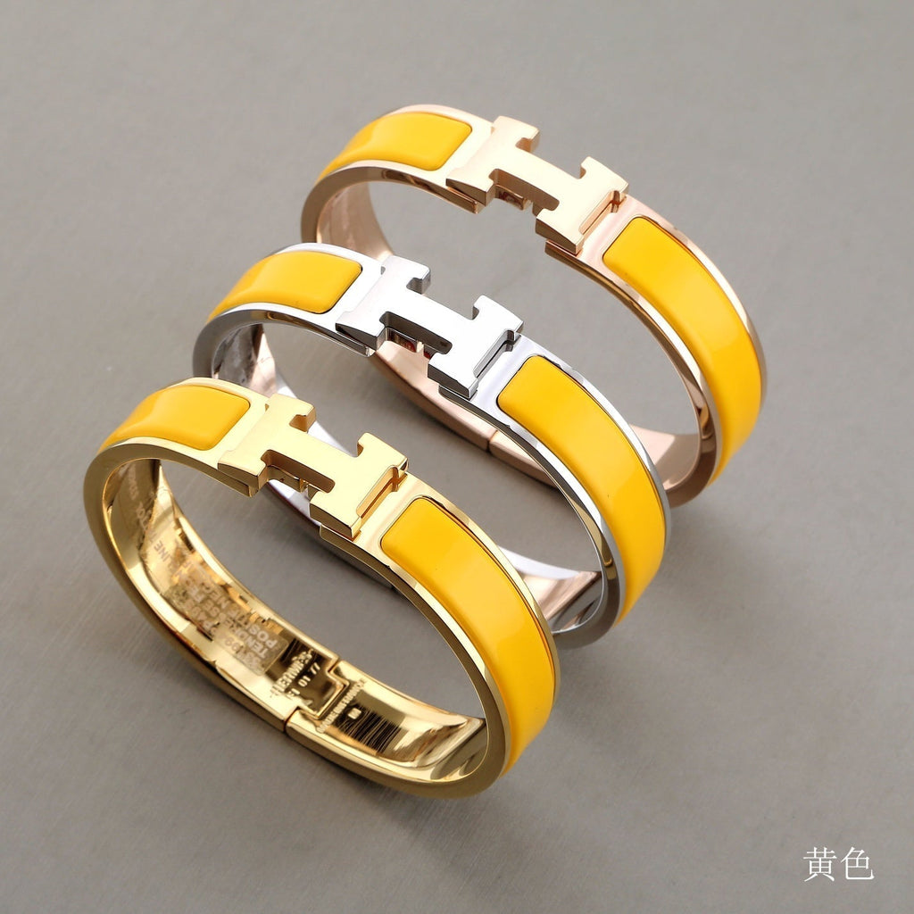 [Demi jewelry]H YELLOW BRACELET