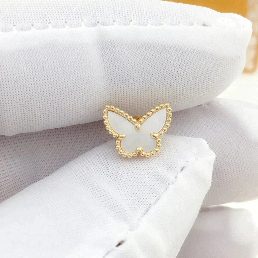 [Demi jewelry]SWEET BUTTERFLY MOP EARSTUDS
